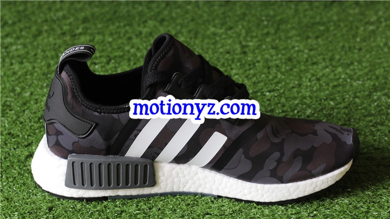 Best Version Adidas NMD R1 Bape Camo Black